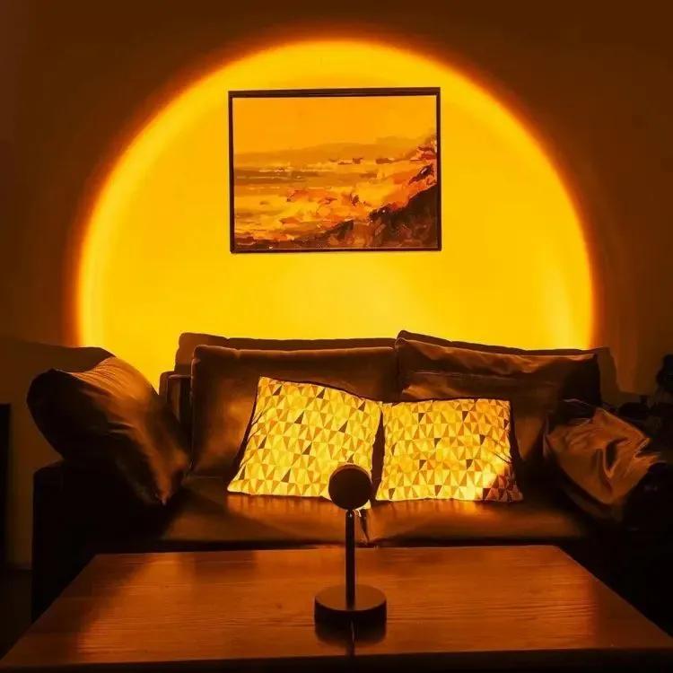 10 COLOURS SUNSET PROJECTION LAMP