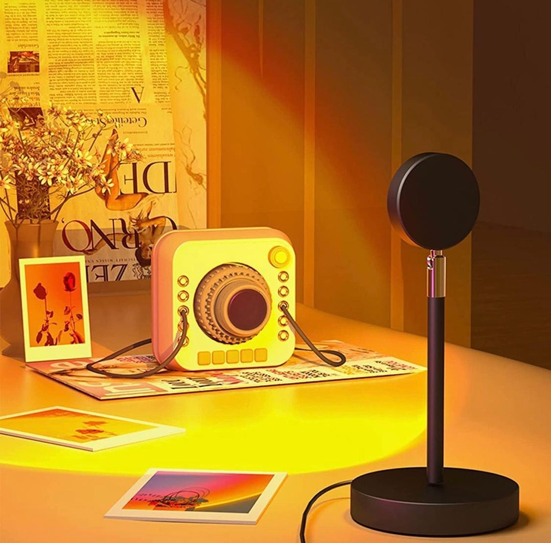 10 COLOURS SUNSET PROJECTION LAMP