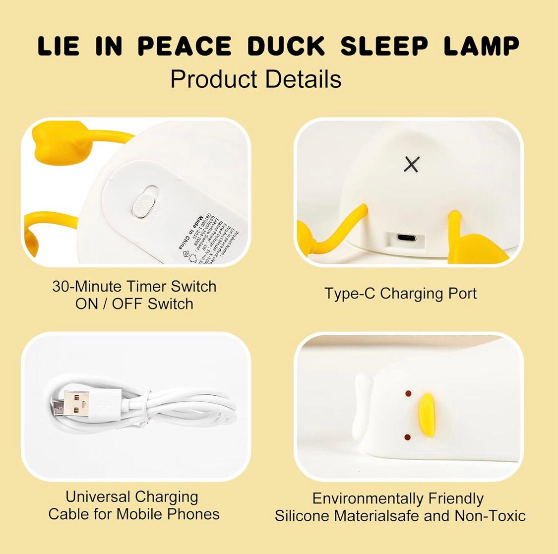 Lazy Duck Night Light